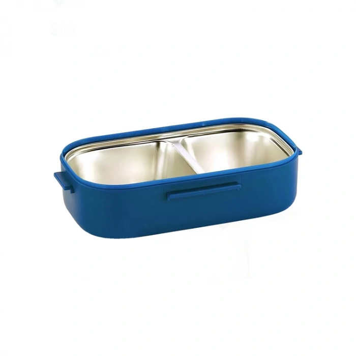 VAGONLİFE PASLANMAZ ÇELİK YEMEK KABI - LUNCH BOX BL2106 TURUNCU-LACİVERT