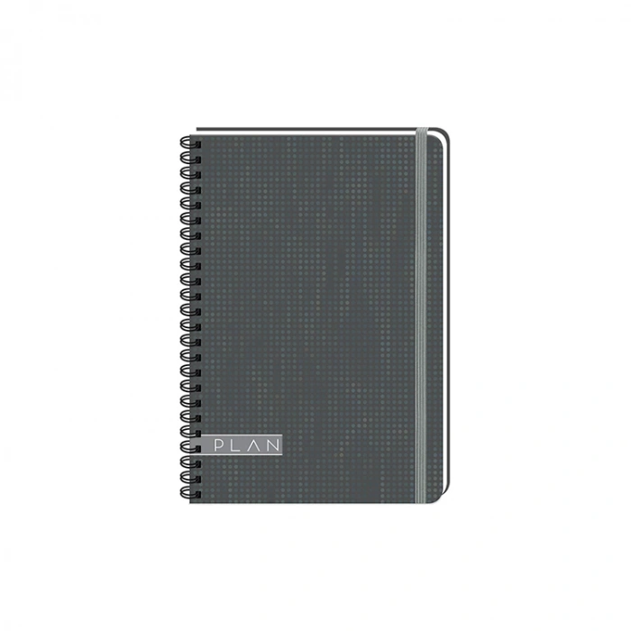 KESKİN 17X24 PLAN PLAZA SERT KAPAK SPİRALLİ DEFTER 100 YP. ÇİZGİLİ