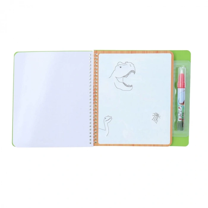 TOP MODEL DİNO SİHİRLİ SULU BOYA DEFTERİ- DINO WORLD AQUA MAGIC BOOK