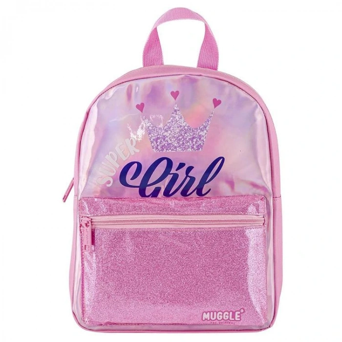MUGGLE MU-9040 SUPER GIRL 2 GÖZLÜ ANAOKULU ÇANTASI
