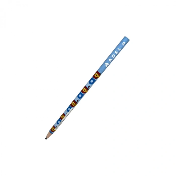ADEL KURŞUN KALEM PASTEL HARFLER 2B  TEKLİ - 2061000027