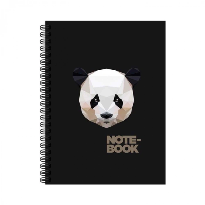 KESKİN JUNGLE KARTON KAPAK SPİRALLİ 16.5x22.5 80 YP. ÇİZGİLİ DEFTER