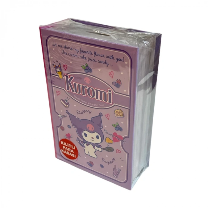 HELLO KİTTY& LİSANSLI KİTAP GÖRÜNÜMLÜ KİLİTLİ GİZLİ KASA KUMBARA