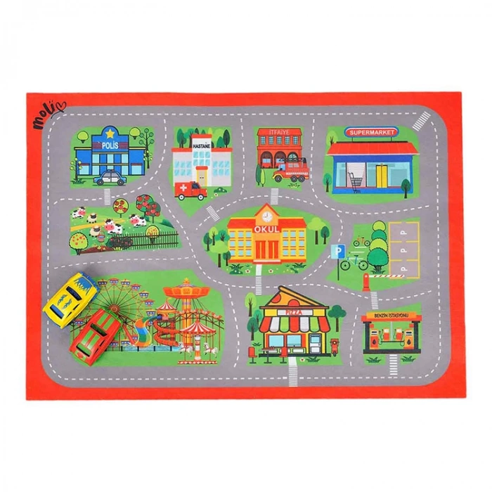 SARP MOLIE MOL-010 ŞEHİR MACERASI OYUN HALISI 65 x 55 cm