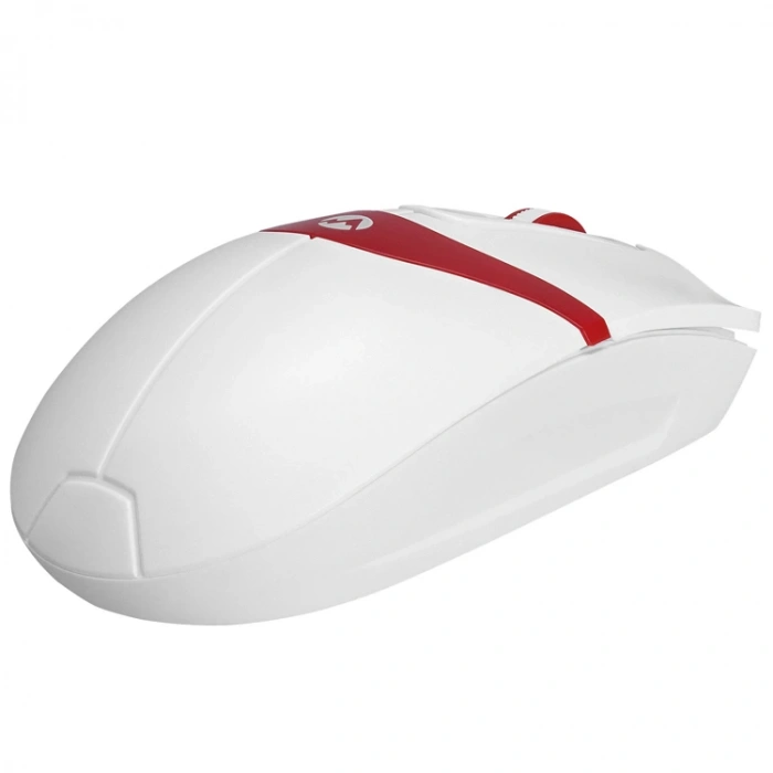 EVEREST SM-220 USB 1200 DPİ KABLOLU OPTİK MOUSE BEYAZ/KIRMIZI