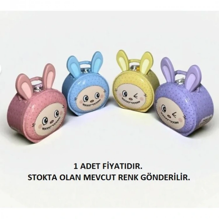 GİFTZEN S-303 LABUBU SAPLI KİLİTLİ METAL KUMBARA 3+ - TEKLİ