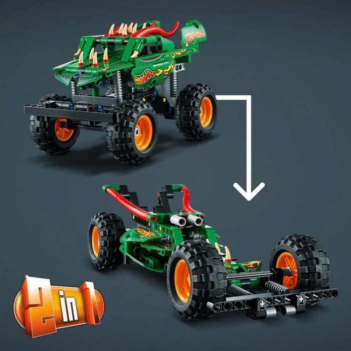 LEGO TECHNIC 42149 MONSTER JAM DRAGON 217 PARÇA+