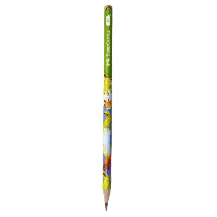 FABER CASTELL DİNO YUVARLAK KURŞUN KALEM 2B 5244000076 - TEKLİ