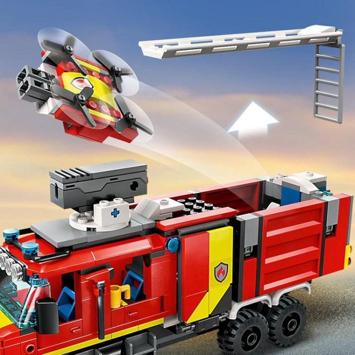 LEGO CITY 60374 İTFAİYE KOMUTA KAMYONU