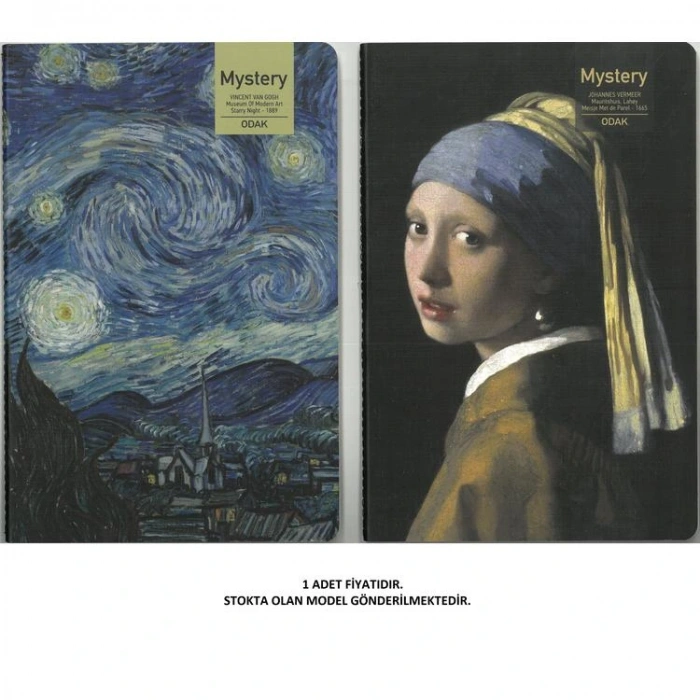 ODAK 777-270 MYSTERY 16X24 İPLİK DİKİŞLİ ÇİZGİLİ DEFTER 56 YP
