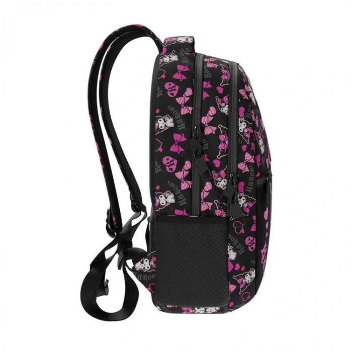 TMN 615540 KUROMİ GÖRSELLİ OKUL SIRT ÇANTASI 3146 PEMBE SİYAH