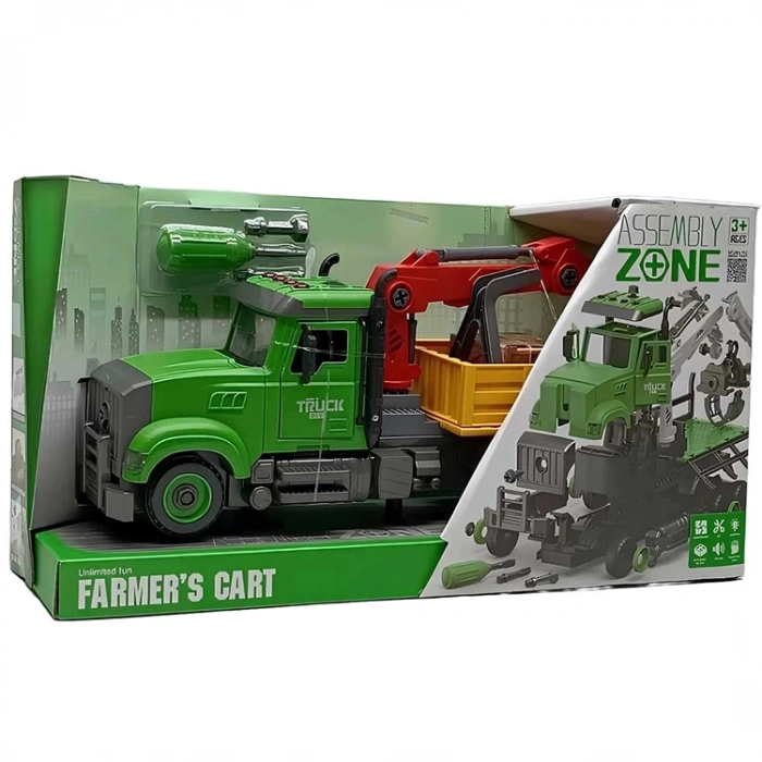 CANEM YW9073AB SÜRTMELİ SESLİ IŞIKLI ÇİFTLİK KAMYONU 3+