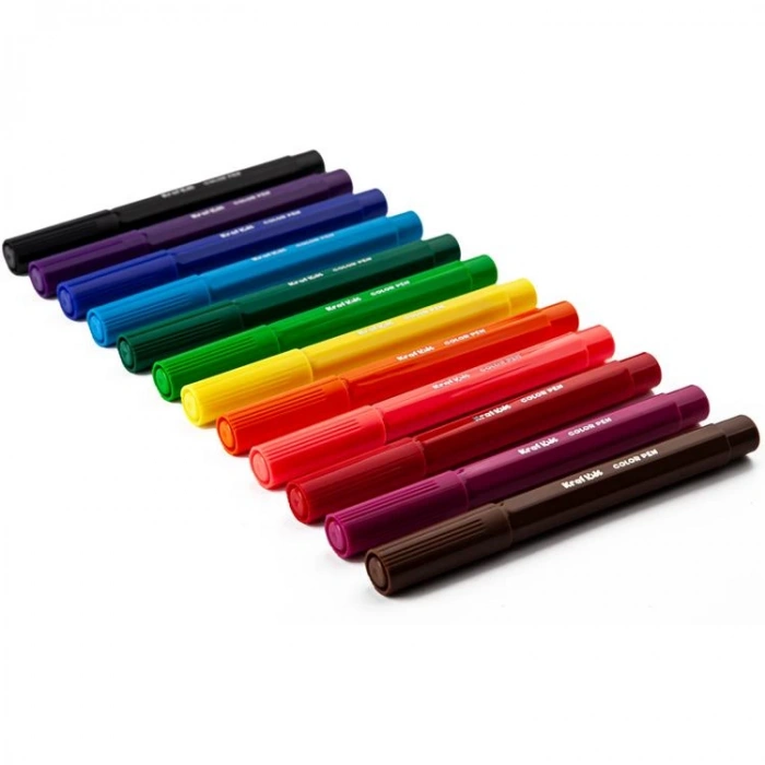 KRAF 275 JUMBO KEÇELİ KALEM 12Lİ