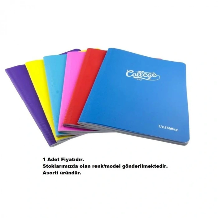 ÇINAR Ç76010 COLLEGE TEL DİKİŞLİ PP. KAPAK A4 40 YP. ÇİZGİLİ DEFTER