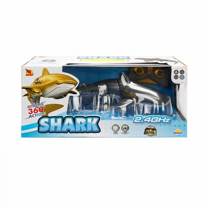 SUNMAN 3327 UZAKTAN KUMANDALI 360 DÖNEN ŞARJLI SHARK