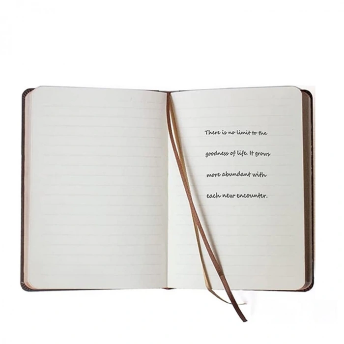 VICTORIAS JOURNALS 1186 VINTAGE OLD BOOK 12x17cm 80gr.128YP. ÇİZGİLİ DEFTER MAT KAHVERENGİ