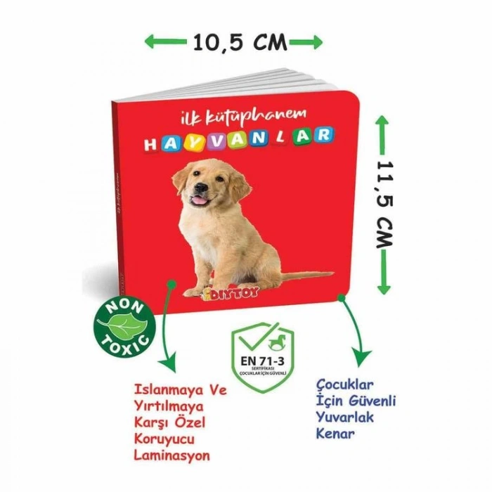 DİYTOY İLK KÜTÜPHANEM İLK SÖZCÜKLER 8 KİTAP