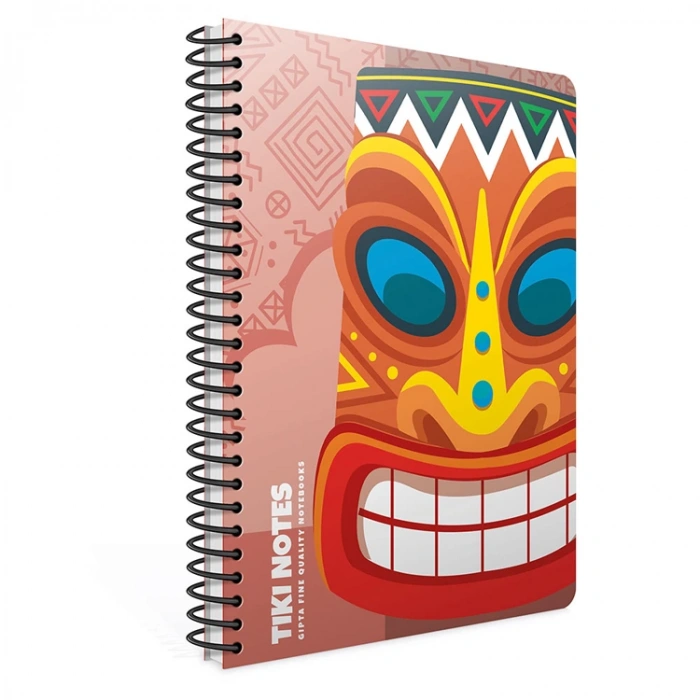 GIPTA TIKI NOTES SPİRALLİ KARTON KAPAK A4 100 YP KARELİ DEFTER