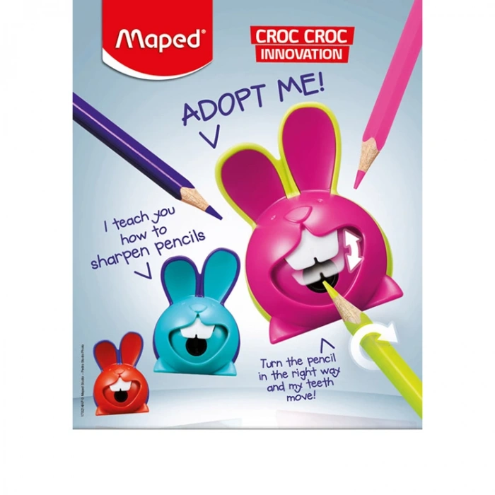 MAPED 017611 CROC CROC INNOVATION TEK DELİKLİ HAZNELİ KALEMTRAŞ