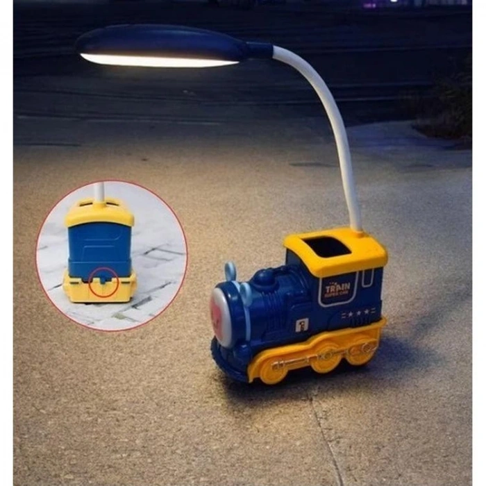 HUN BEST 6-62 LEDLİ MASA LAMBASI TREN ŞEKİLLİ USB ŞARJLI   6+  TEKLİ