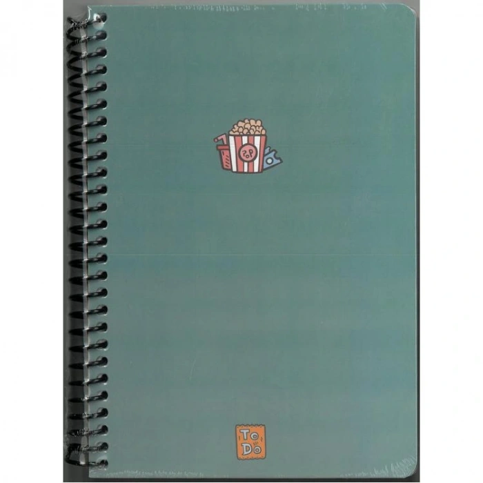 PAPİRÜS TO DO SERT KAPAK SPİRALLİ 16X23 120YP. KARELİ DEFTER