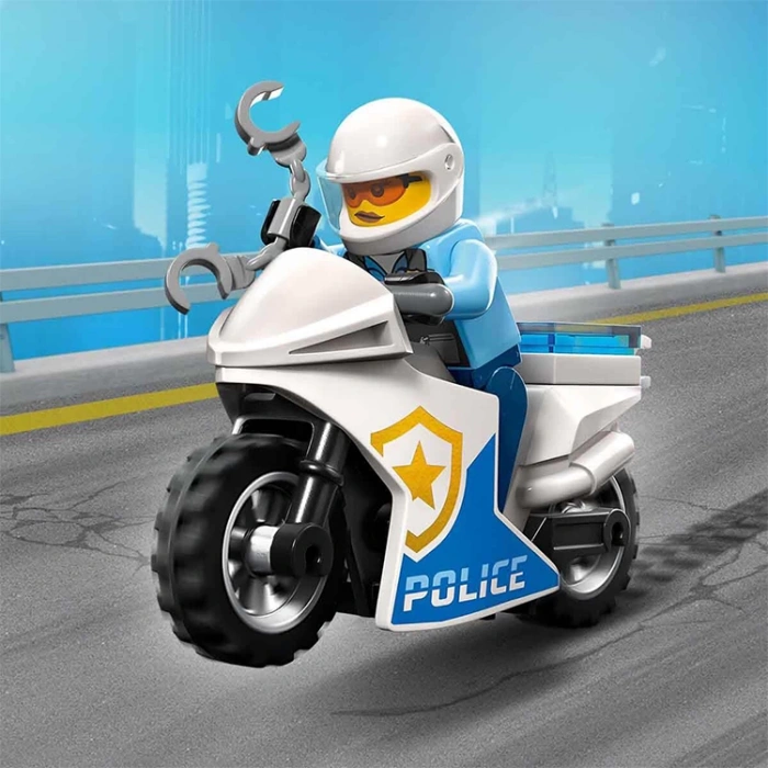 LEGO CITY POLICE MOTOSİKLETİ ARABA TAKİBİ  LSC-60392