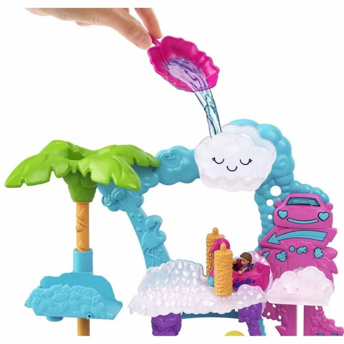 POLLY POCKET FLAMİNGO ARABA SU EĞLENCE SETİ MTL-HHJ05