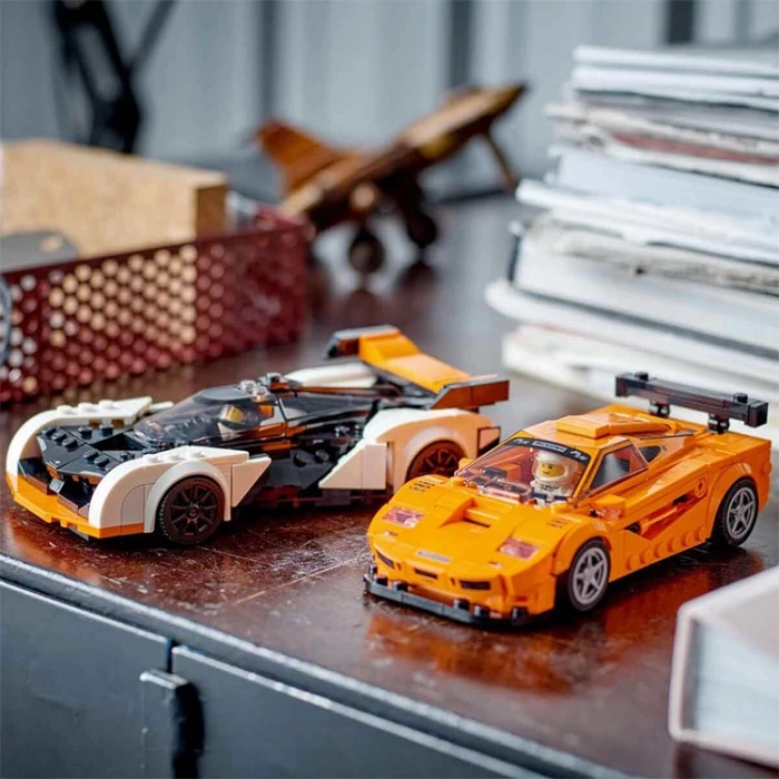 LEGO 76918 SPEED CHAMPIONS MCLAREN SOLUS GT & MCLAREN F1 LM
