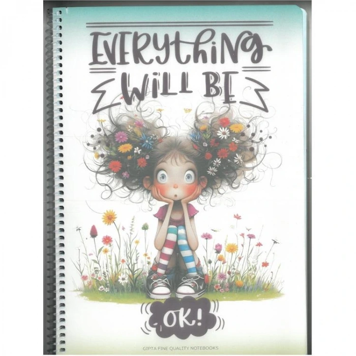 GIPTA EVERYTHING SPİRALLİ PP. KAPAK A4 80 YP. KARELİ DEFTER - 7734