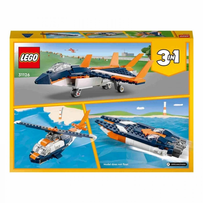 LEGO CREATOR 31126 SUPERSONIC JET