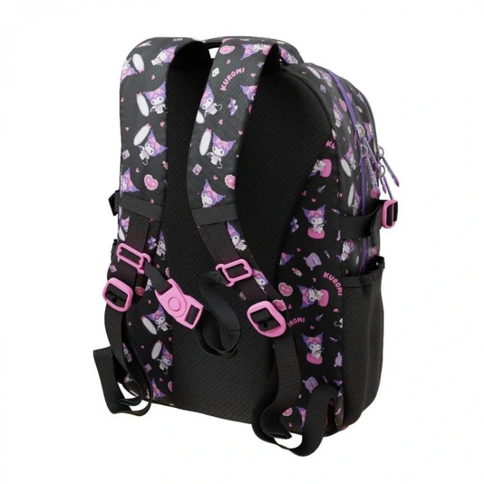 TMN 3222 KUROMİ 5 BÖLMELİ OKUL ÇANTASI SİYAH