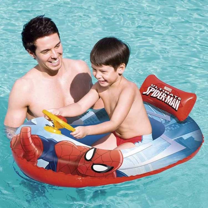 BESTWAY BW98009 SPIDERMAN ŞİŞME DENİZ BOTU 112x71cm KUTULU