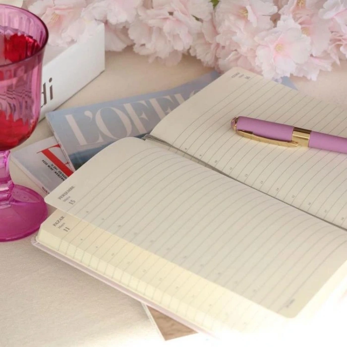 VICTORIAS JOURNALS 124-1451 13X21 CLASSIC LASTİKLİ GÜNLÜK AJANDA - YEŞİL