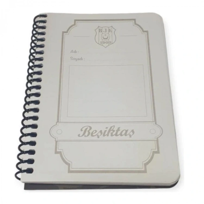 TMN BEŞİKTAŞ SPİRALLİ A6 KARTON KAPAK ÇİZGİLİ NOT DEFTERİ 591711