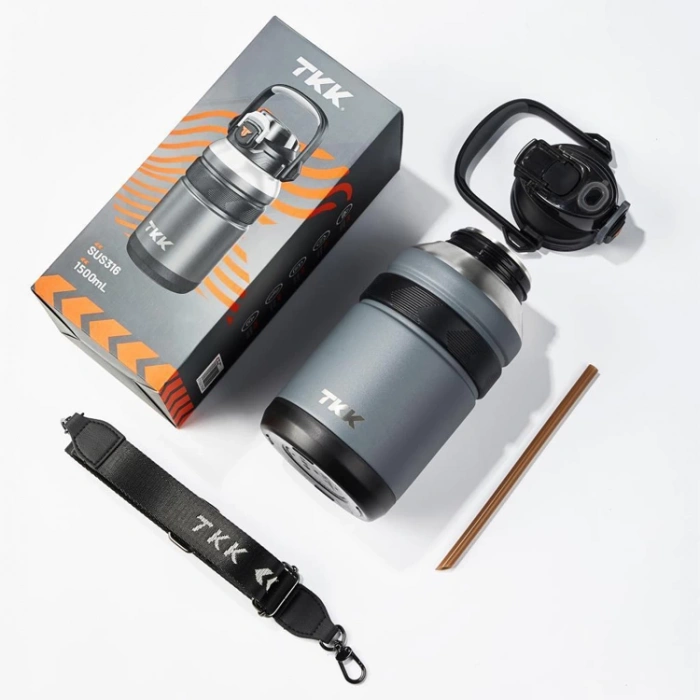 VAGONLİFE TKK ÇELİK TERMOS T2031 1500ML BLACK