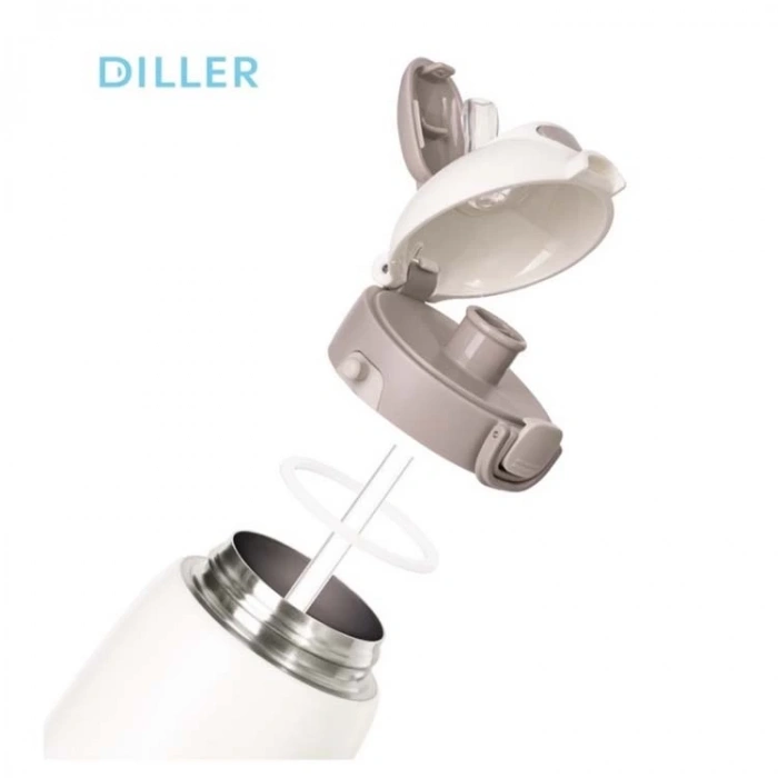 VAGONLİFE DILLER ÇELİK PİPETLİ MATARA/TERMOS 9073 700ML