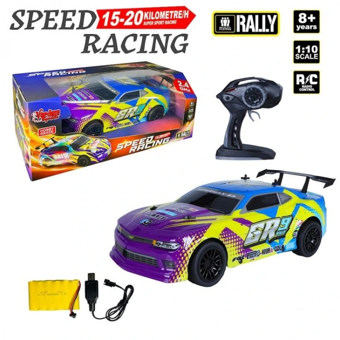 VARDEM S1854-60 1:10 UZAKTAN KUMANDALI RALLİ ARABA ŞARJLI KUTULU 8+