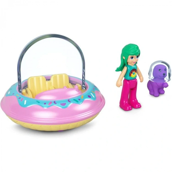 MATTEL HKV55/HKV57 POLLY POCKET MUHTEŞEM ARAÇLAR OYUN SETİ 4+