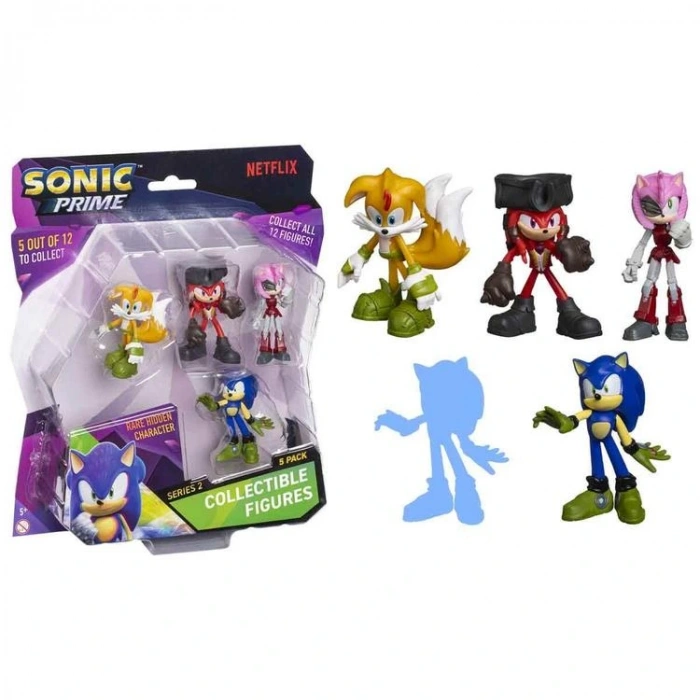 NECOTOYS SON2240 SONIC PRIME 5Lİ KOLEKSİYON FİGÜR SETİ  3+