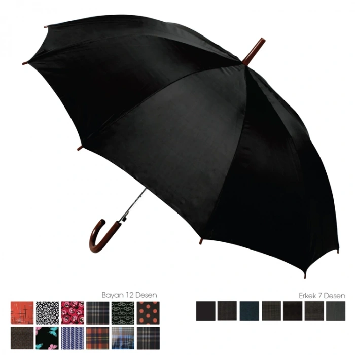 RUBENİS RB-015M 16 TELLİ BASTON OTOMATİK ERKEK ŞEMSİYESİ