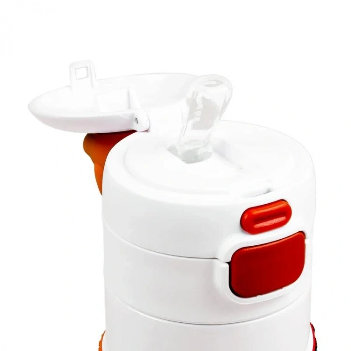 VAGONLİFE DILLER ÇELİK PİPETLİ/PİPETSİZ KULLANIM SİLİKON TUTMAÇLI EL ASKILI MATARA/TERMOS D9231 480ML