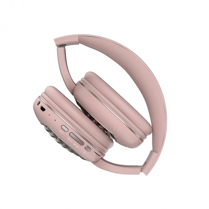 SNOPY SN-BT55 DIAMOND TF KART ÖZELLİKLİ PEMBE BLUETOOTH KULAKLIK