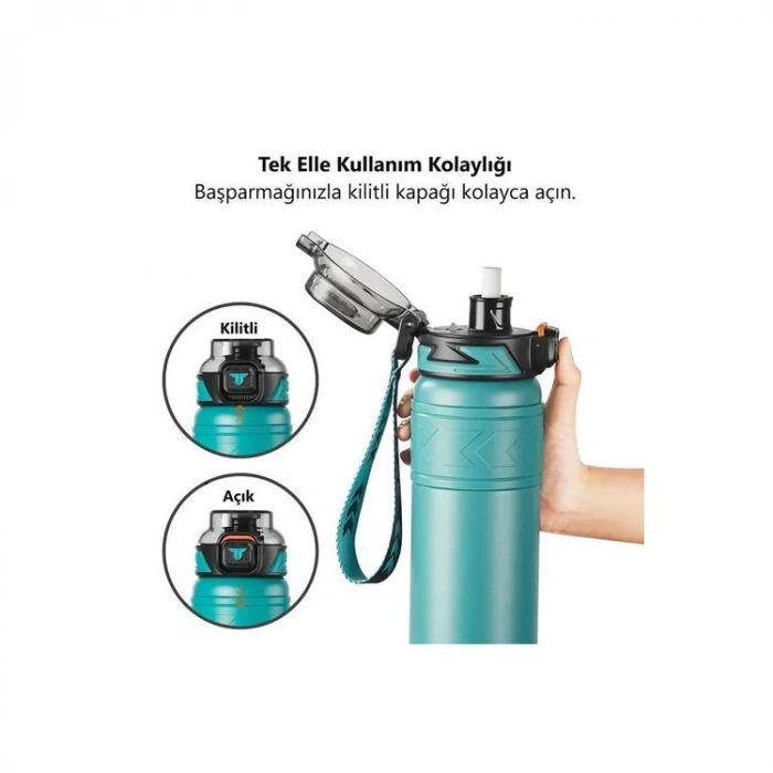 VAGONLİFE  T2022 TKK PASLANMAZ ÇELİK TERMOS 500 ML YEŞİL (TEA)