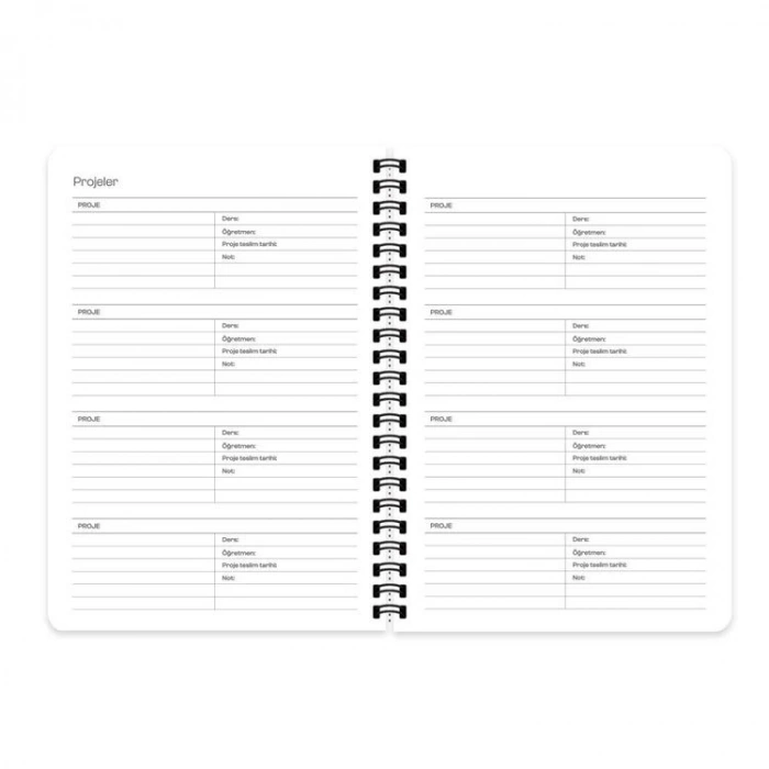 KESKİN 16X23 SPİRALLİ SERT KAPAK AKADEMİK AJANDA - PÖTİKARE 830229-99