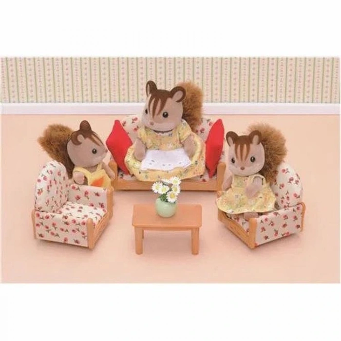 ADORE ESF4464 SYLVANIAN FAMILIES 3 PARÇA KOLTUK SETİ VE ORTA SEHPA 3+
