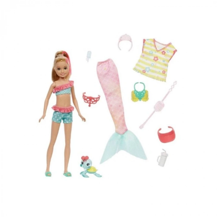 MATTEL HHG54/HHG56 BARBIE MERMAID POWER BARBIENİN KIZ KARDEŞLERİ DENİZ KIZI OLUYOR OYUN SETİ