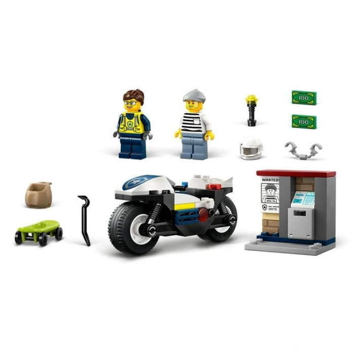 LEGO CITY 60455 POLICE MOTORCYCLE 65 PARÇA 7+