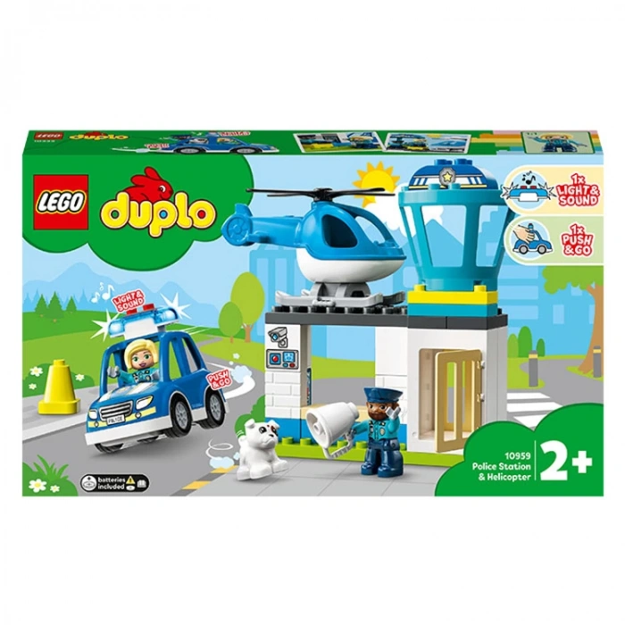 LEGO DUPLO 10959 KURTARMA POLİS MERKEZİ VE HELİKOPTER