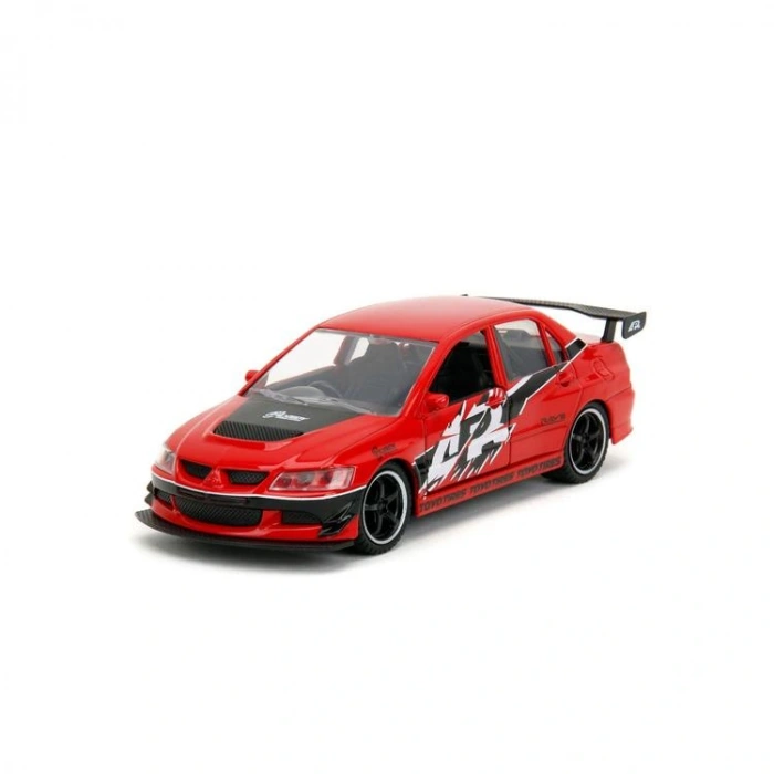 SİMBA JADA 3202019 FAST & FURIOUS 1:32 BRIANS NISSAN SKYLINE GT-R(BNR34)/MITS.LANCER EVOLUTION IX DIE CAST METAL ARABA 2Lİ KUTU 8+