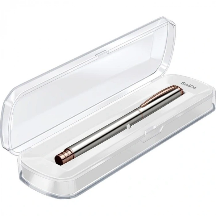 SCRIKSS 64 ROLLER KALEM KRİSTAL KUTU - BRONZ KROM